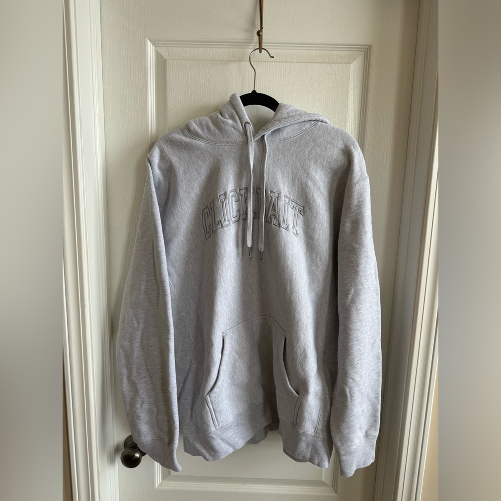 Clickbait grey hoodie L